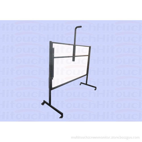 Whiteboard Mobile Stand For Interactive Teaching System With Strong Structure Black Color